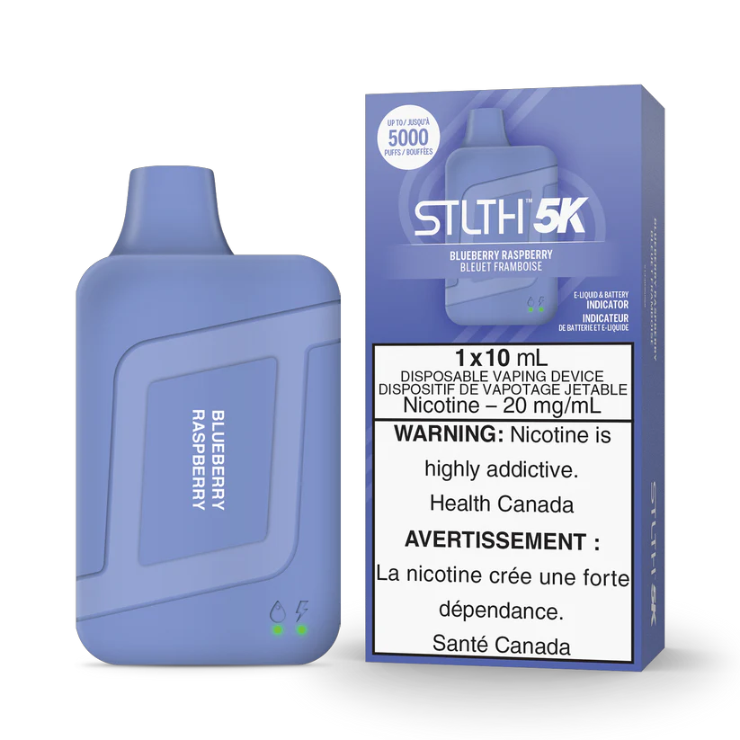 STLTH 5K Blueberry Raspberry 10mL 5000 Puffs 20mg