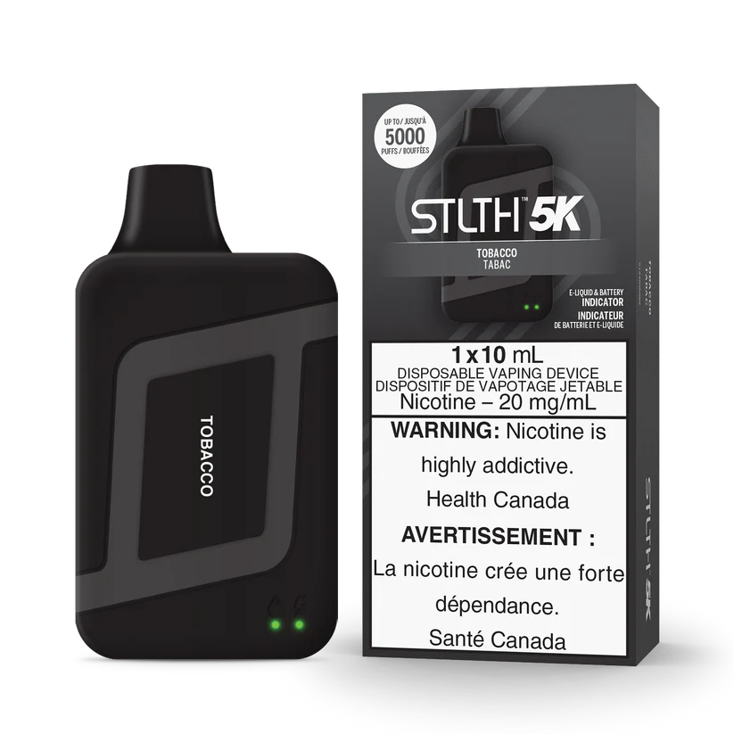 STLTH 5K Tobacco 10mL 5000 Puffs 20mg – Puff Vapes Online