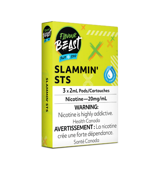 Flavour Beast Slammin' STS Pods Iced 3 x 2mL 20mg