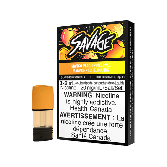 STLTH Savage Mango Peach Pineapple 3 x 2mL Pods