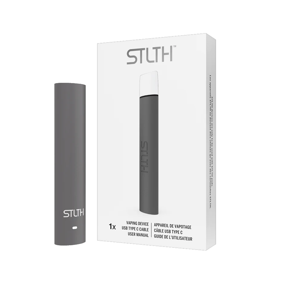 STLTH Vaping Device (Grey Rubberized)