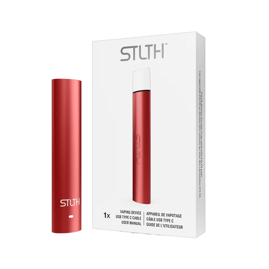 STLTH Vaping Device (Red Metal)