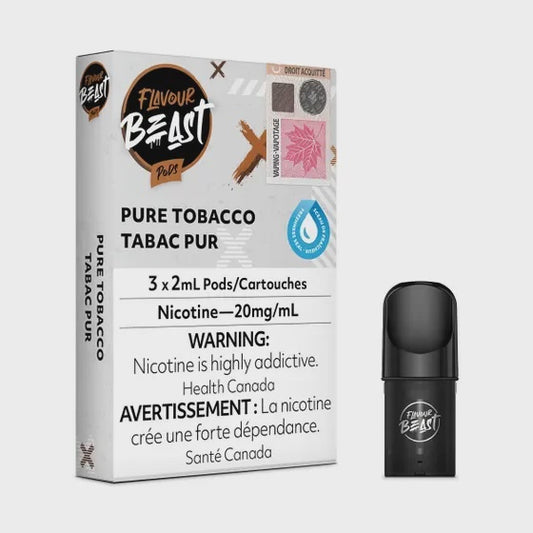 Flavour Beast Pure Tobacco Pods 3 x 2ml 20mg