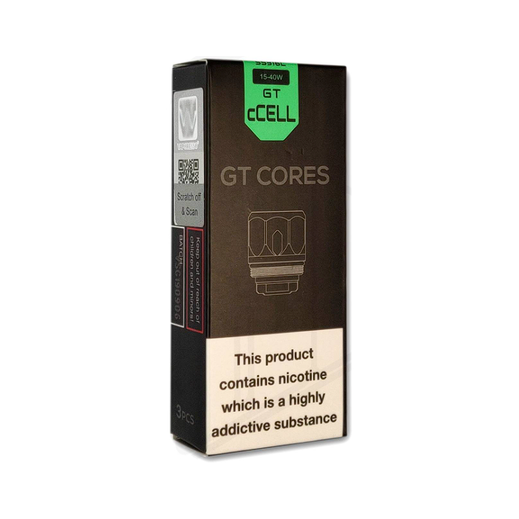 GT cCell Cores 0.5Ω Coils (3 Pack)
