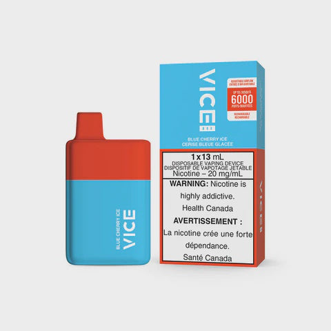 Vice Box Blue Cherry Ice 13mL 6000 Puffs 20mg