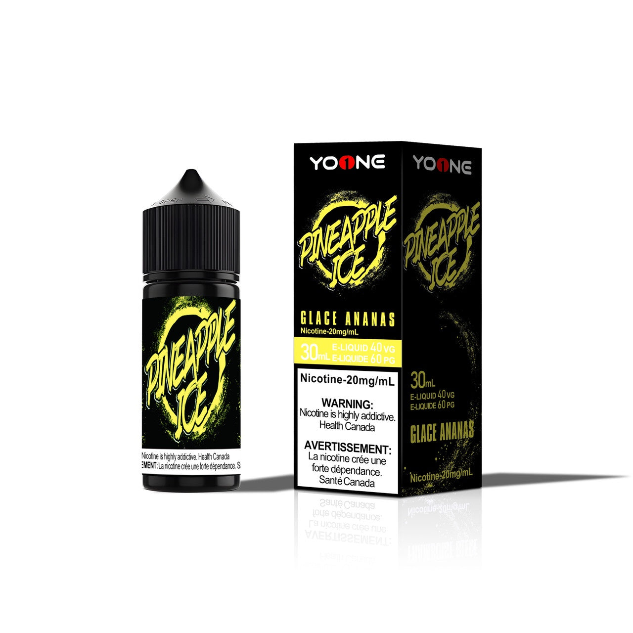 Yoone E-Liquid Pineapple Ice 60PG/40VG 30 mL 20mg