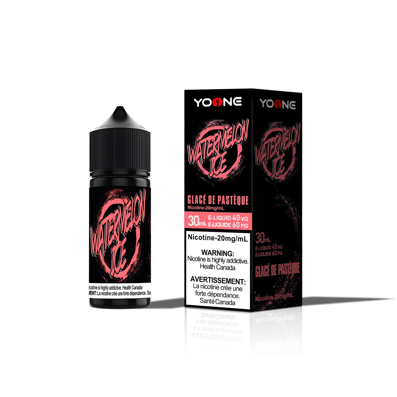 Yoone E-Liquid Watermelon Ice 60PG/40VG 30 mL 20mg