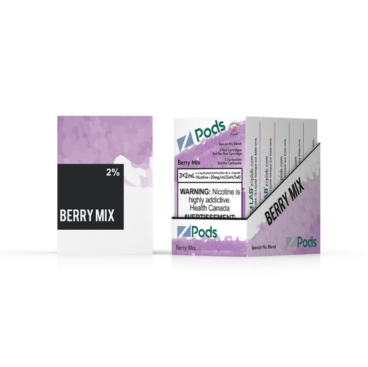 Z Pods - Berry Mix 3 x 2mL Pods 400 Puffs